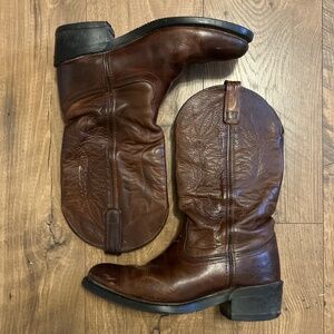Leather Cowboy Boots